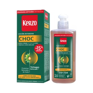 KERZO Choc Loción intensiva anti-caída para cabellos con caída importante 150 ml. 175 ml