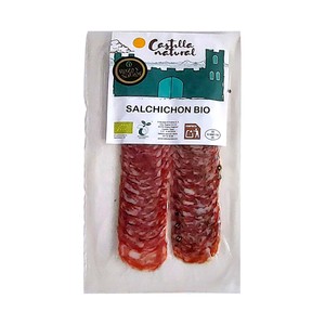 Imagen de RAZA Y SABOR Castilla natural Salchichón ecológico cortado en lonchas 70 g.