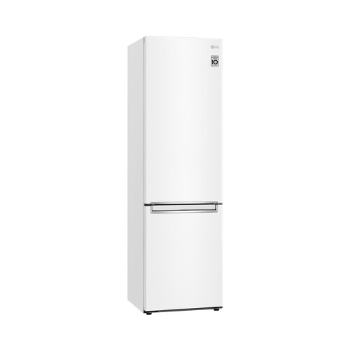 Frigorífico combi LG GBP62SWNGN NO FROST, clasificación energética: D, H: 203cm, A: 59,5cm, F: 68,2cm, capacidad total: 384L.