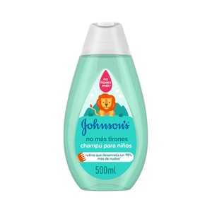 JOHNSON´S No mas tirones Champú desenredante para niños con cabellos largos o rizados 500 ml.