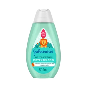JOHNSON´S No mas tirones Champú desenredante para niños con cabellos largos o rizados 500 ml.