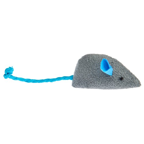 PRODUCTO ALCAMPO Juguete para gatos con forma ratón de 12 cm. con campañilla.