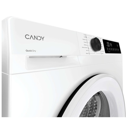 Secadora por condensación con bomba de calor CANDY GDS 8N1-37, capacidad de secado: 8KG, clasificación energética: E, H: 85cm, A: 59,5cm, F: 51,4cm