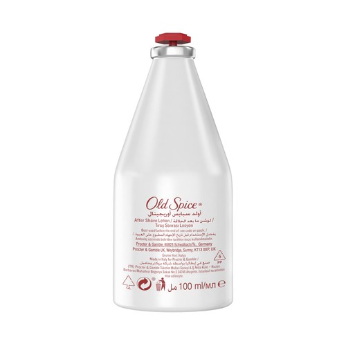OLD SPICE Loción after shave con fragancia y acción calmante, estimulante y refrescante OLD SPICE Original 100 ml.