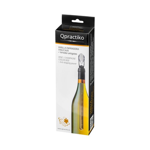 Varilla enfriadora para botellas de vino, QPRACTIKO.
