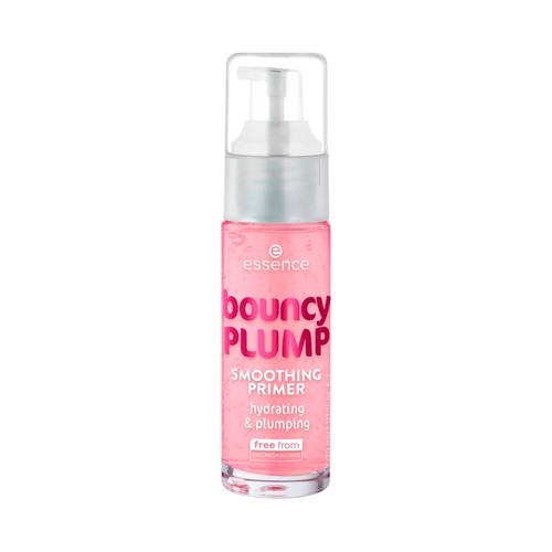 ESSENCE Bouncy plump smoothing primer Prebase a base de agua con aroma afrutado a sandía.