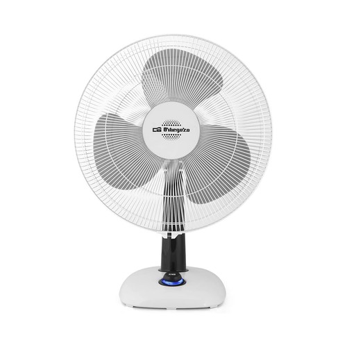 Ventilador de sobremesa ORBEGOZO TF 0133, 40W, 3 velocidades, diámetro 30cm, oscilante.