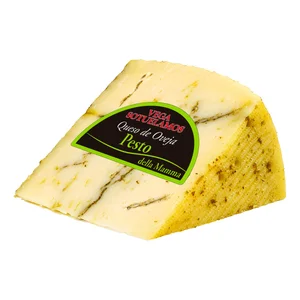 VEGA SOTUELAMOS Queso de oveja curado al pesto 200 g.