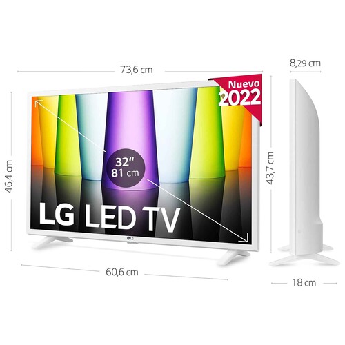 TV LED 81,2cm (32) LG 32LQ63806 Full HD, Smart TV, WIFI, Bluetooth, TDT HD, USB reproductor y grabador, 2HDMI, 50HZ.