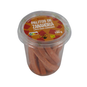 Imagen de AUCHAN Palitos de zanahoria listos para consumir 180 g. Producto Alcampo