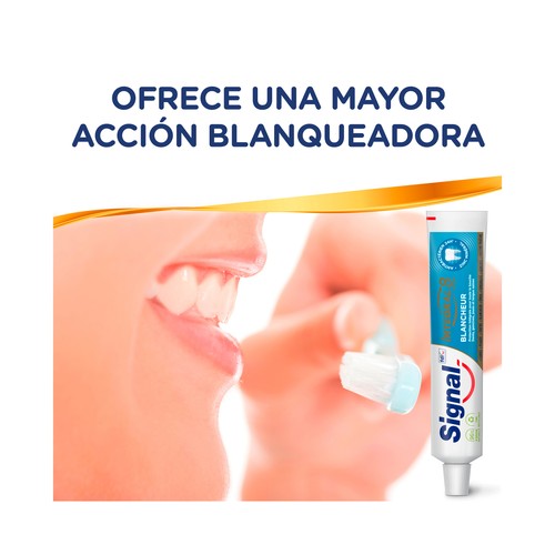 SIGNAL Integral 8 Pasta de dientes blanqueante para un cuidado bucal integral 3 x 75 ml.