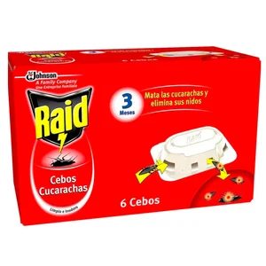 RAID Cebo para cucarachas 6uds