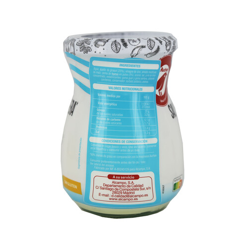 PRODUCTO ALCAMPO Salsa ligera PRODUCTO ALCAMPO frasco de 450 ml..