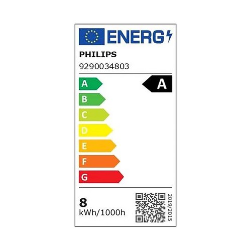 Bombilla Led E27, 4W=60W, luz cálida 3000K, 840lm, PHILIPS.