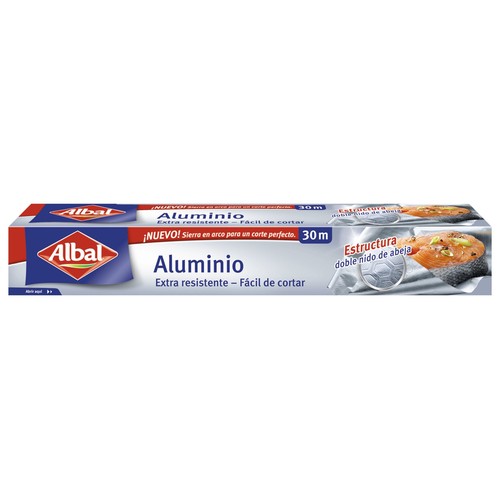 Imagen de Papel de aluminio ALBAL 30 metros 1 ud.