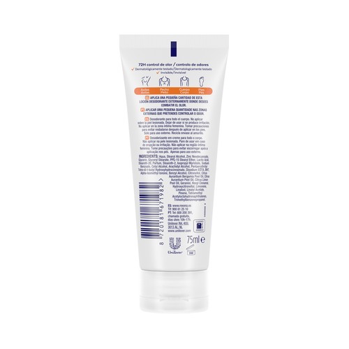 REXONA Fresh citrus Desodorante en crema para mujer, para todo el cuerpo 75 ml.
