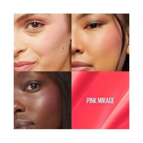 MAYBELLINE Sunkisser tono 30 Pink mirage Colorete líquido acabado mate luminoso.