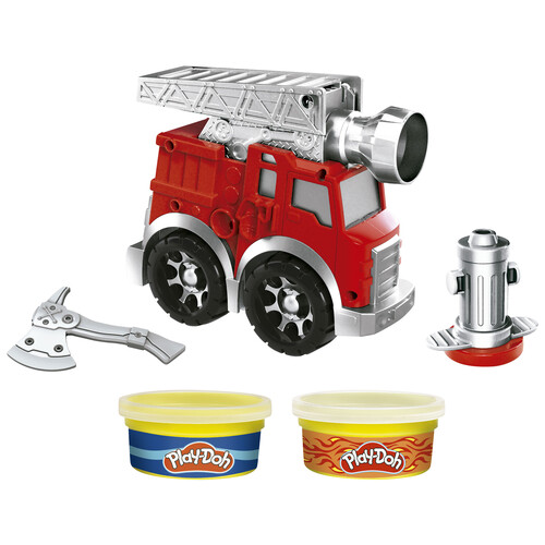 Juego de plastilina Mini camión de bomberos con botes de colores