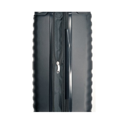 Maleta pequeña tipo Trolley 4 ruedas 50cm color negro. BENZI