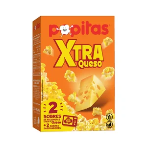 POPITAS Palomitas Xtra Queso 2x80 gr.