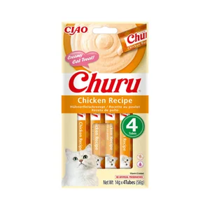 CHURU Snack de gato liquido sabor a pollo 4X14g