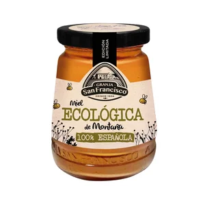 GRANJA SAN FRANCISCO Miel de montaña ecológica GRANJA SAN FRANCISCO, 250 g.