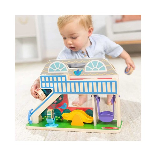 Juego Schoolyard Tumble Melissa&Doug, actividad educativa para niños. TUMBLE