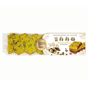 Imagen de 1880 Turrón praliné de pistacho 200 g.