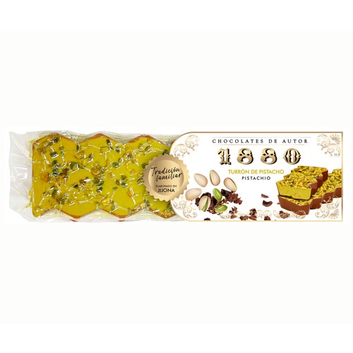 1880 Turrón praliné de pistacho 200 g.