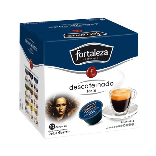 FORTALEZA Café en cápsulas descafeinado Forte I10, 10 uds.
