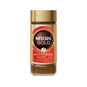 NESCAFÉ Gold Café soluble descafeinado bote de 100 g.