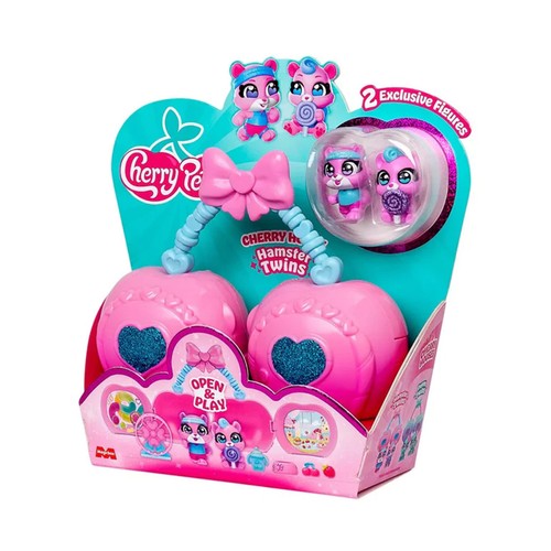 CHERRY PETS Cherry Houses 2 figuras hámsters gemelos