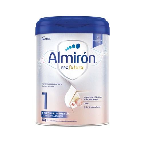 ALMIRÓN Leche (1) de inicio para recién nacido, a partir del primer día ALMIRÓN Profutura 800 g.
