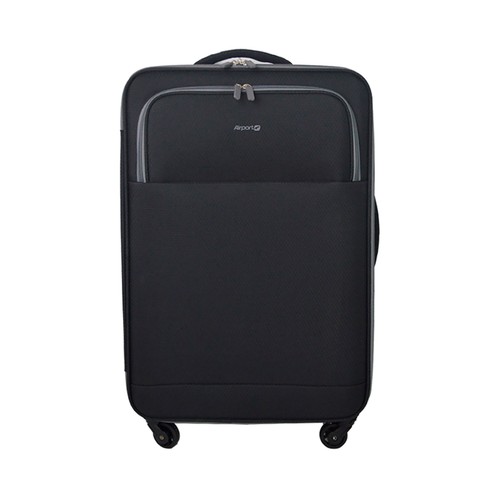 Maleta mediana tipo trolley  4 ruedas air soft  67cm negro. AIRPORT