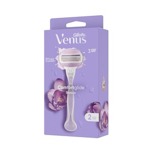 Imagen de VENUS Maquina para depliación femenina con 2 cabezales de 3 hojas VENUS Comfort giide breeze de Gillette.