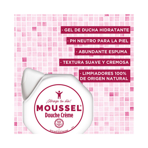 MOUSSEL Gel de baño o ducha dermo hidratante con pH neutro MOUSSEL 650 ml.