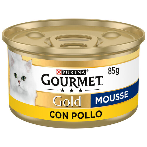 PURINA GOURMET Comida para gatos húmeda, Mousse de Pollo PURINA GOURMET tarrina 85 g.