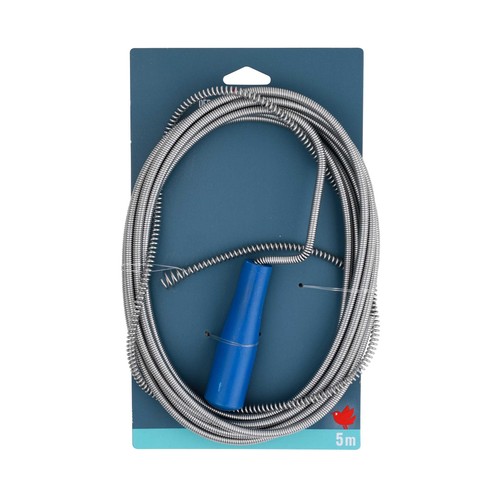 Desatascador de tuberias en espiral 8,5mm x  5m, AUCHAN