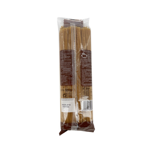 PRODUCTO ALCAMPO Pasta integral en espagueti PRODUCTO ALCAMPO paquete de 500 g.