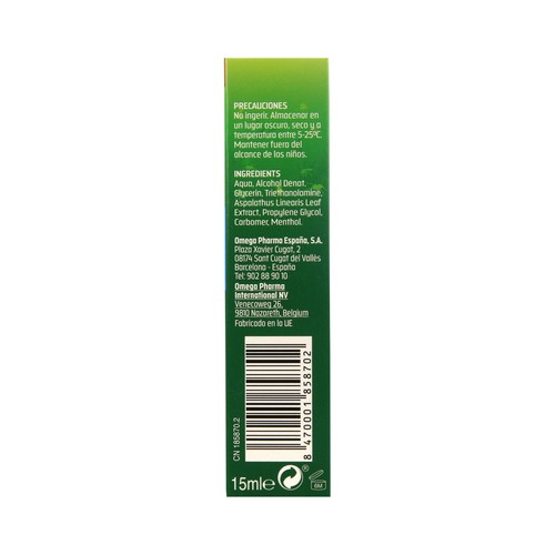 RELEC Loción en roll-on efecto refrescante para despues de las picaduras RELEC 15 ml.