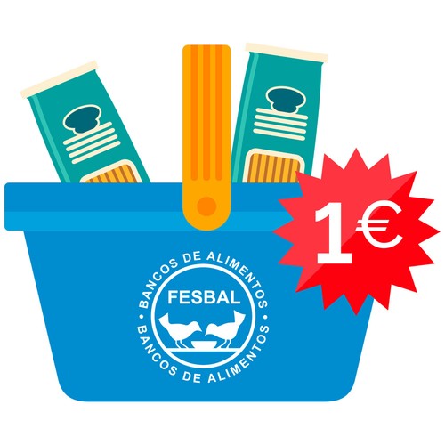 Donación de 1€ a la Federación de BANCOS DE ALIMENTOS Campaña La Gran Recogida de Alimentos 2026.