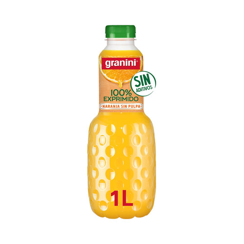 GRANINI Zumo exprimido de naranja sin pulpa GRANINI 1 L.