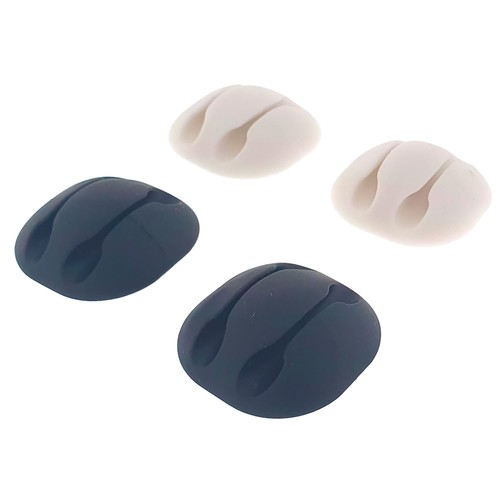 Pack 4 clips organizadores cable autoadhesivo. OSCA CONNECT