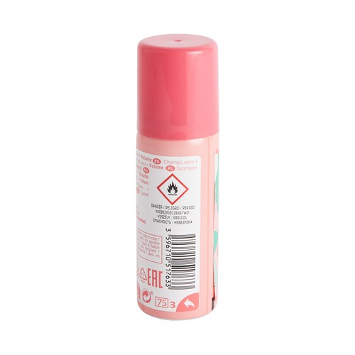 COSMIA Champú seco efecto volumen, que refresca nuestro pelo sin dejarlo graso COSMIA 50 ml.