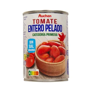 PRODUCTO ALCAMPO Tomate pelado entero lata de 240 g.