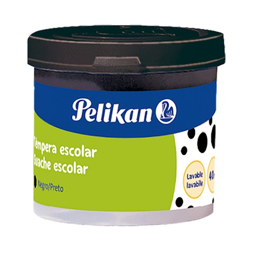 Tempera PELIKAN 40ml, color Negro