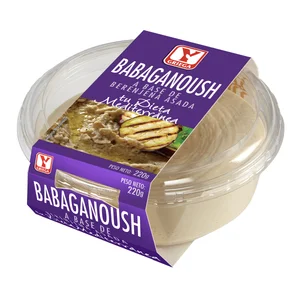 YGRIEGA Babaganoush (mutabal) elaborado a base de berenjena asada YGRIEGA 220 g.