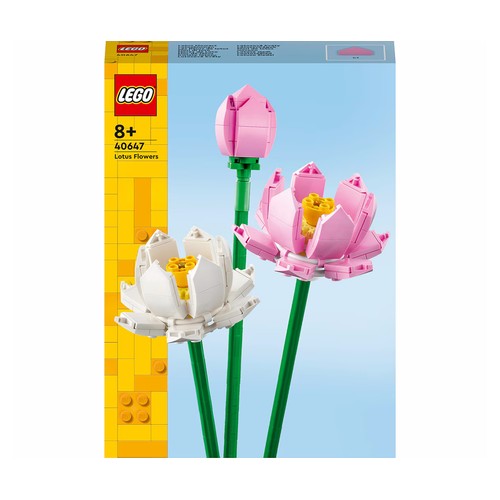Flores de loto LEGO Flowers 40647, 220 piezas.