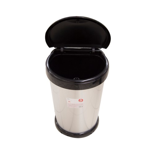 ACTUEL Cubo de basura Push Half metal ACTUEL 42 l