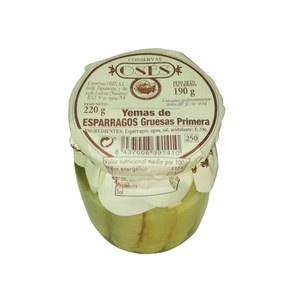 Yemas de espárrago gruesas de primera 220 g.